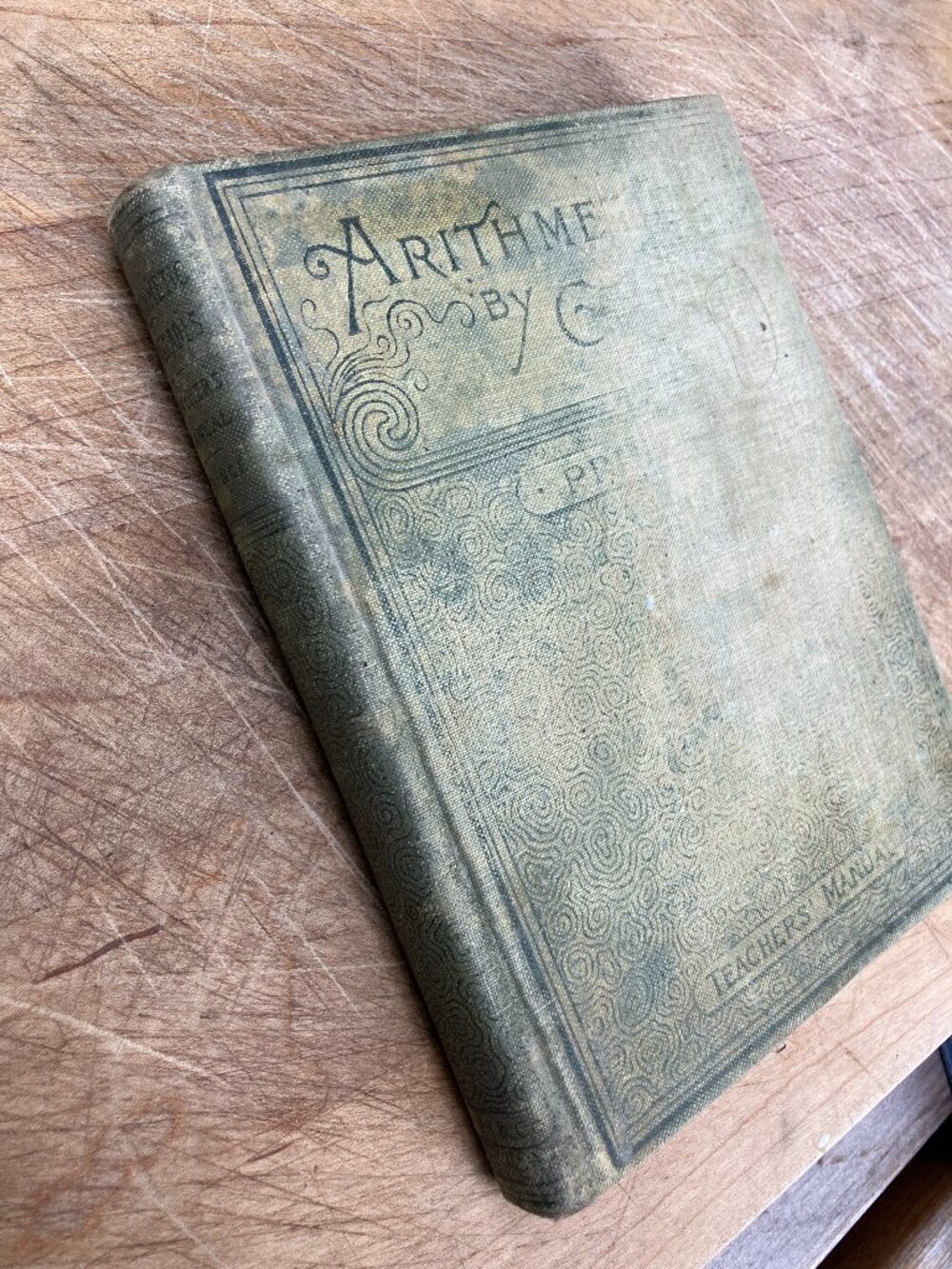 Antique 1894 Teachers' Manual for Teachers Using Arithmetic by Grades HC